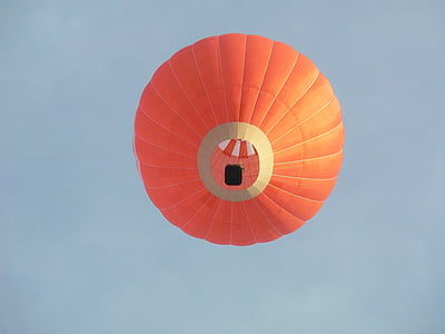 balão, oranžinė, skristi, Dalia Andersson, karšto oro balionu, kelionės