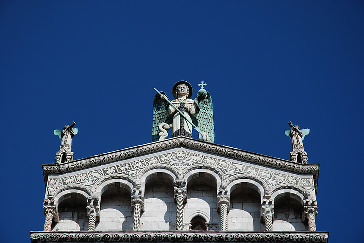 Lucca, Italië, monumenten, oud gebouw, cultuur, geschiedenis, oude gebouwen