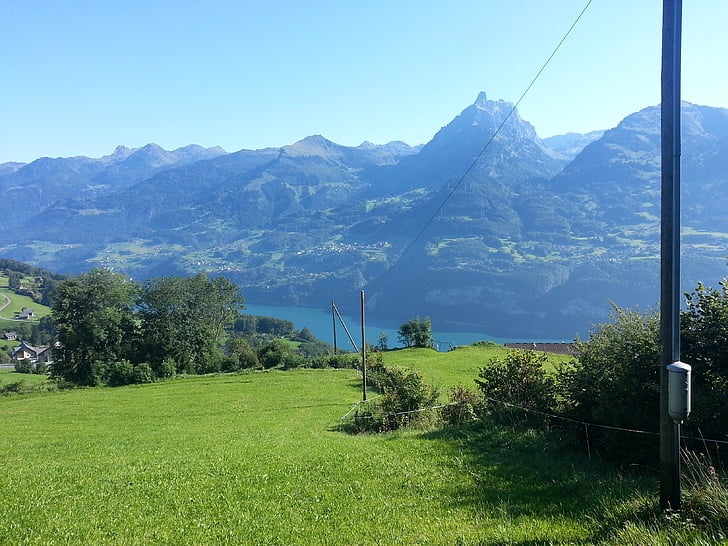 Amden, Walensee, Mürtschenstock, Schweiz
