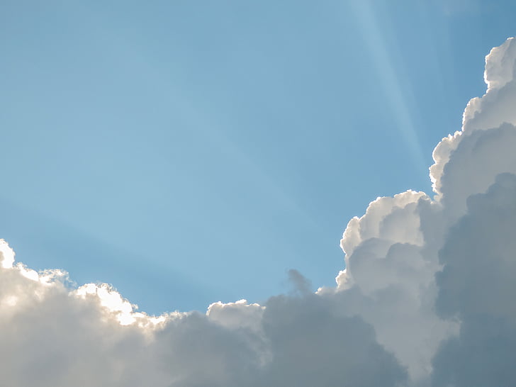sky, glow, blue, chumury, nature, weather, air
