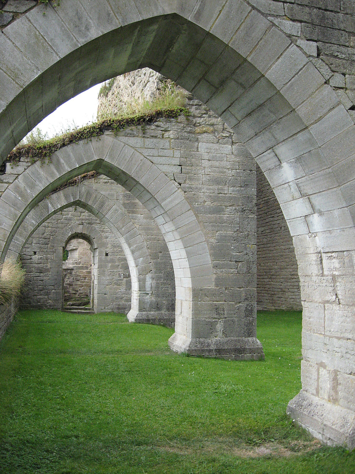 monastery, arch, architecture
