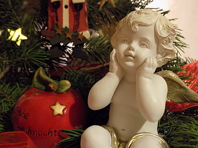クリスマスの天使, クリスマス, クリスマスの装飾, 出現, アップル