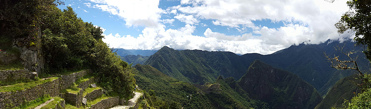 machupichu, Inca, Mountain, Peru, Andesbjergene