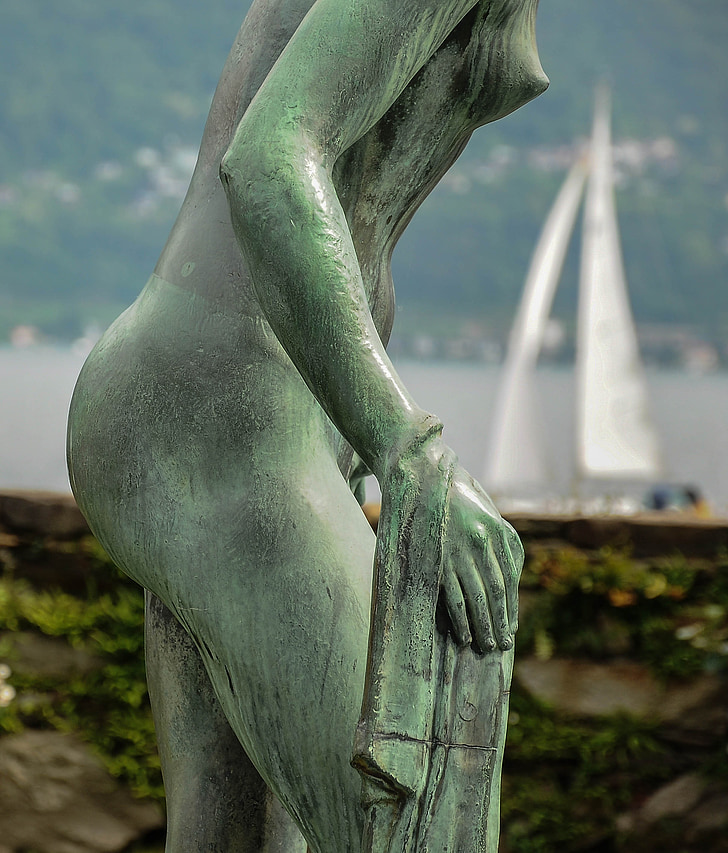 Statue, Brissago, Inseln