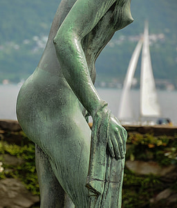 Статуята, град Brissago, острови