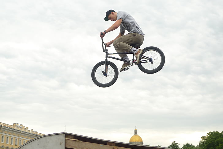 bicycle, trick, russia, bmx, extreme, stopt, jump