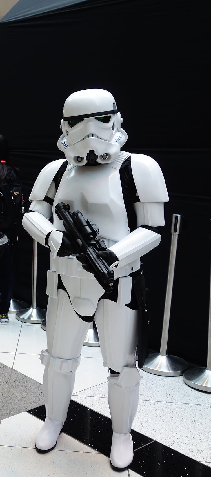 storm trooper, star wars, sci fi, statue, costume, character, armed Forces