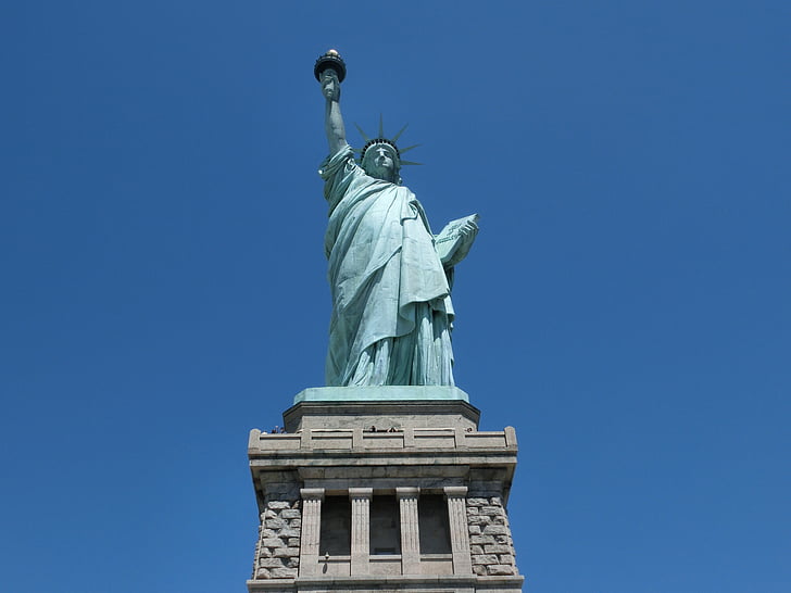 Vrijheidsbeeld, Verenigde Staten, New york, Dom, Amerika, Verenigde Staten, NYC