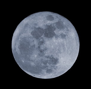 moon, satellite volcanoes, night, full moon, moon surface, astronomy, planetary moon