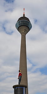 radio tårn, arkitektur, moderne, kunst, Düsseldorf, TV Tower - Berlin, tårnet