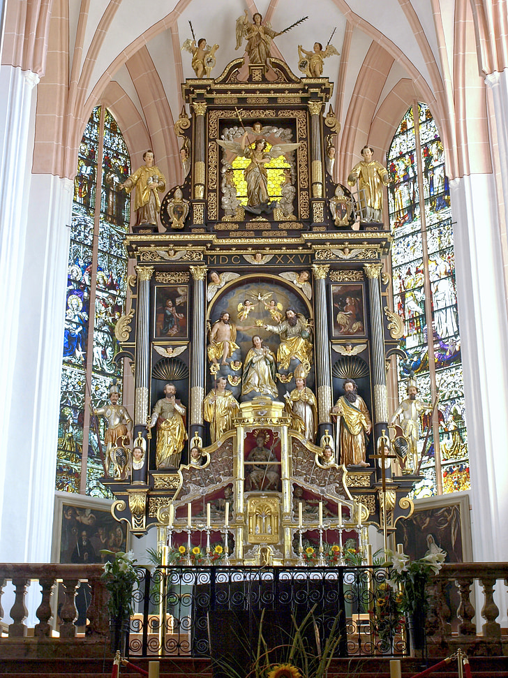 kostol, oltár, interiér, náboženstvo, kláštor, Mondsee, Kresťanské