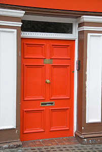 Windsor, Londres, l’Angleterre, porte, rouge, architecture, maison