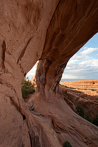 partisi arch, pemandangan, batu pasir, Taman Nasional, indah, batu, erosi