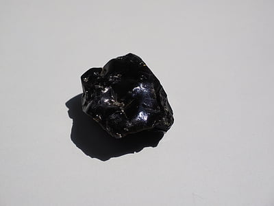 Obsidiaan, steen, vulkanische, rotsen van glas, vulkanisch gesteente glas, glanzend, Shell pauze