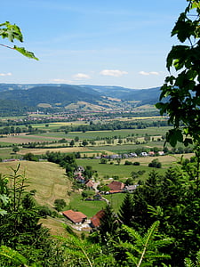 black forest, landscape, haley mountain, view, germany, nature, scenics