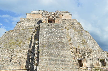 piramis, Mexikó, Maya, építészet, Uxmal, azték, nap
