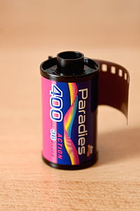 analoge, film, vak, film bus, 35mm film, fotografie, opname
