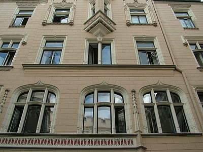 Латвия, Рига, сграда, Стария град, Стария град на Рига, архитектура, Прозорец