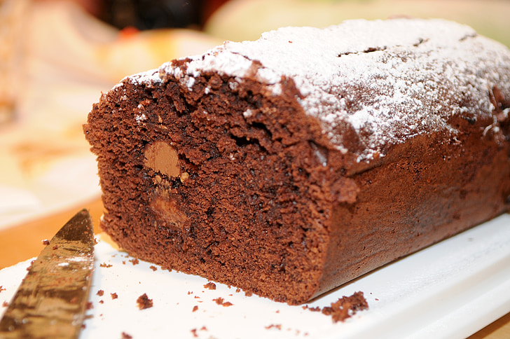 шоколадова торта, десерт, Сладко, ядат, се възползват от, сладки храни, торта за рожден ден
