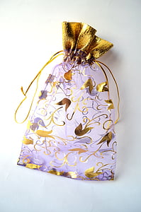 cadou, decorative, sac, prezent