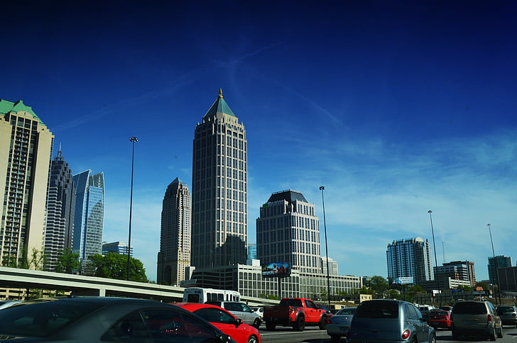 Atlanta, City, arranhacéu, Urbana