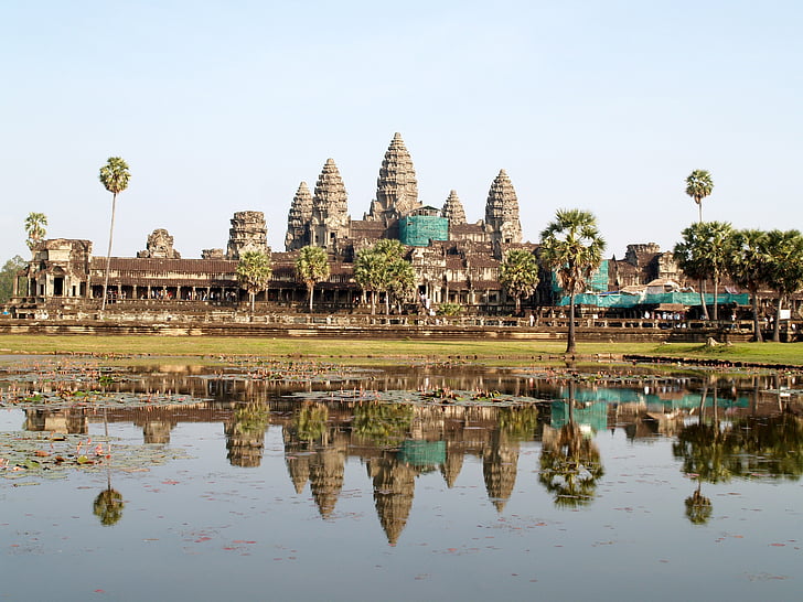 Drevni, Angkor, starinski, Arheologija, arhitektura, Azija, Azijski