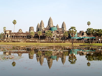 Antik, Angkor, Antik, Arkeoloji, mimari, Asya, Asya