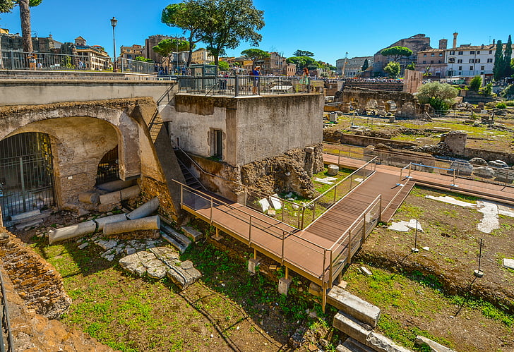 rome, italy, ruins, forum, roman, ancient, city
