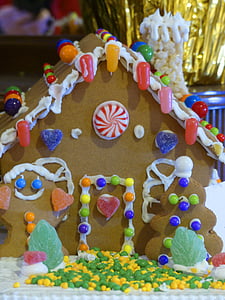 ginger bread, house, seasons, holidays, christmas, xmas, artful