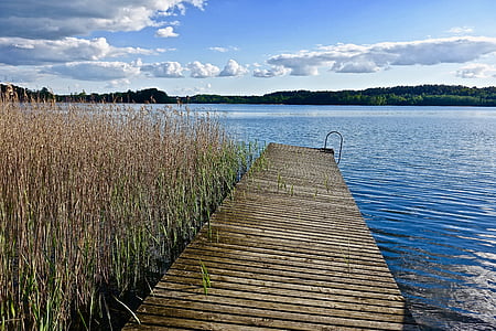 perspective, pier, lake, landscape, scenic, scenery, outdoors