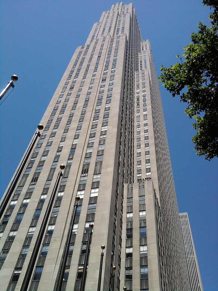 Rockefeller center, New York-i, NY, NYC, New york city, város, Manhattan