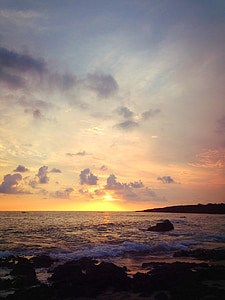 Pak sha wan, ηλιοβασίλεμα, στη θάλασσα, παραλία
