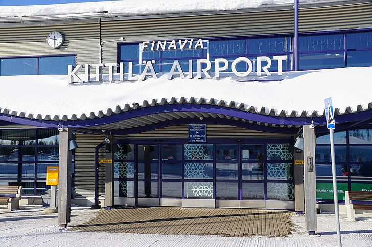 Finland, lufthavn, sne
