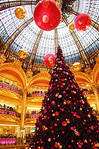 Parigi, la fayette, grande magazzino, Francia, Natale, Galleria commerciale, Lafayette