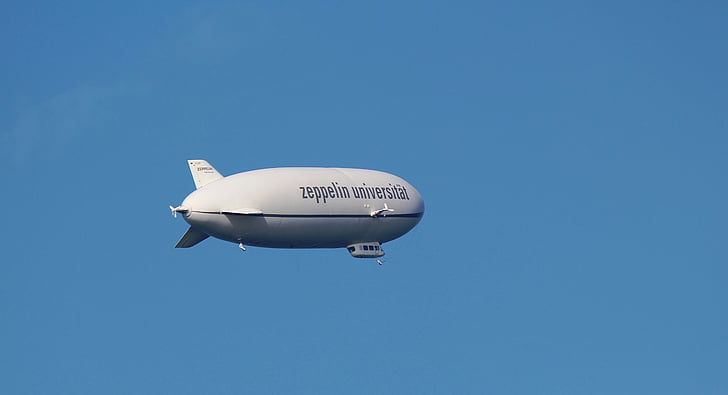 Zeppelin, airshipen, flygplan, varm luft fartyg, Sky, ballong