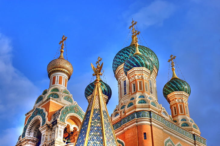 atracción, Basílica, Iglesia, históricamente, punto de referencia, Patriarcado de Moscú, ortodoxa