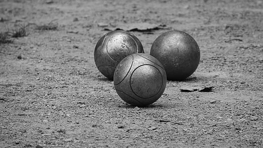 Pétanque, Francija, tradicionalni, igra, šport, žogo
