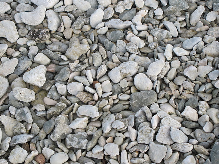 หิน, ก้อนกรวด, ชายหาด, สีเทา, สีเทา, พื้นดิน, อตลันด์
