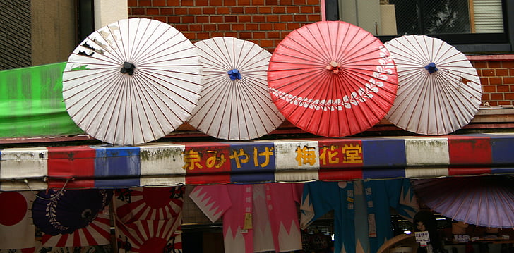 Nhật bản, Tokyo, Châu á, ô dù giấy, nền văn hóa