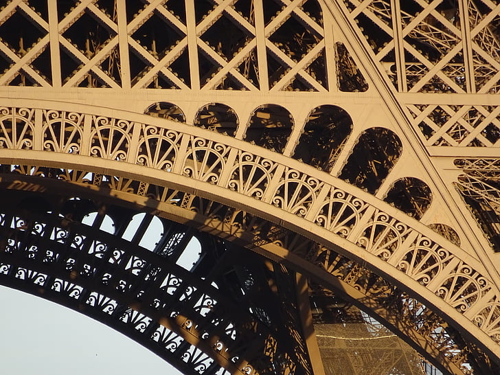 Prancis, Paris, Menara Eiffel, arsitektur, tempat terkenal