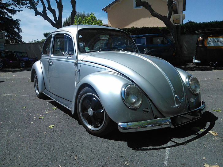 Volkswagen, Ladybug, Porsche, bil, automatisk, bil, grå