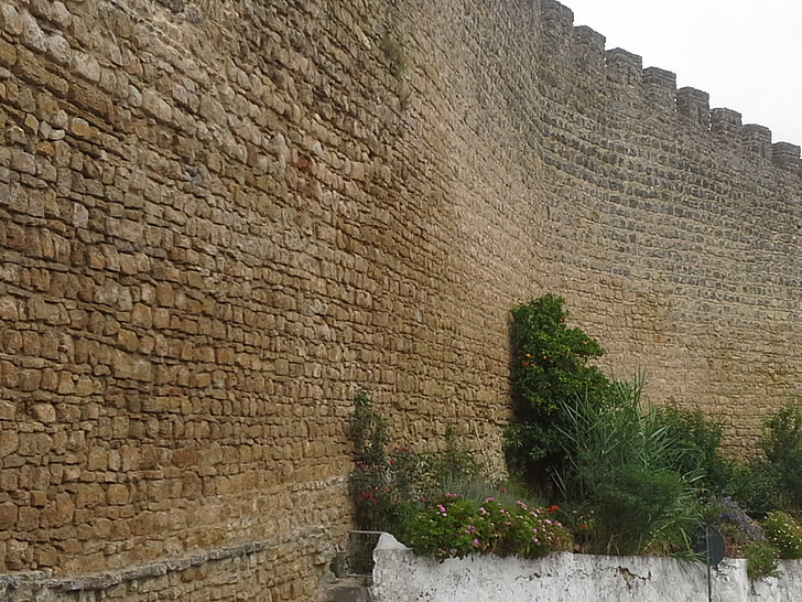 wall, castle, old