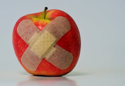 Apple, ενημερωμένη έκδοση κώδικα, τραυματίες, Σύλλογος, φρούτα, τροφίμων, επούλωση