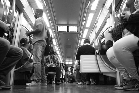 subway, train, wagons