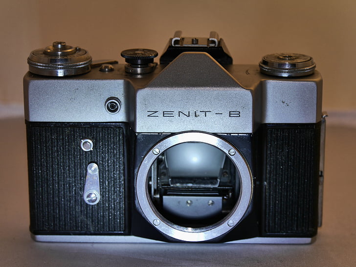 Zenit b, kamera vintage, kamera SLR