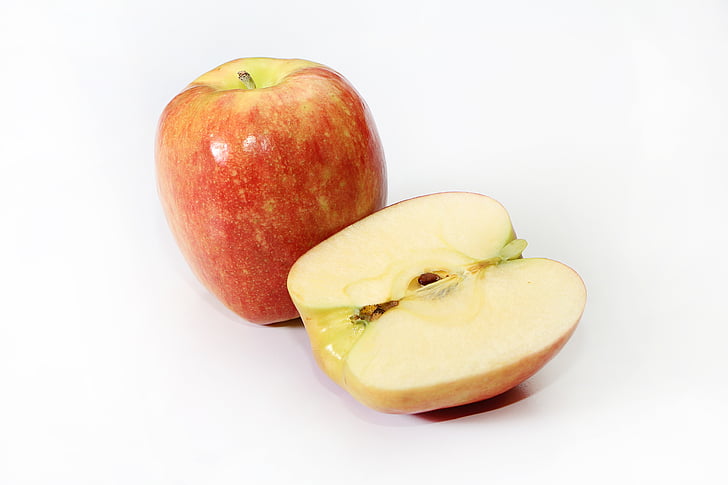 Apple, rødt apple, frugt, mad, mad og drikke, Studio skud, spise sundt