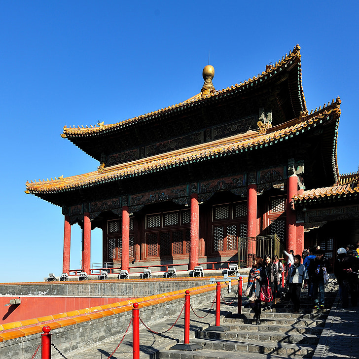 Peking, het national palace museum, Paleis, Azië, China - Oost-Azië, het platform, beroemde markt