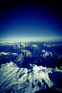 Alpine, vuoret, Itävalta, Vaellus, korkealla vuoristossa, Panorama, taivas