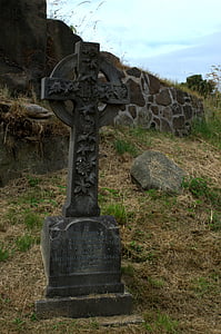 keltski križ, pokopališče, keltski prečka, križi, propad, nagrobnik, križ