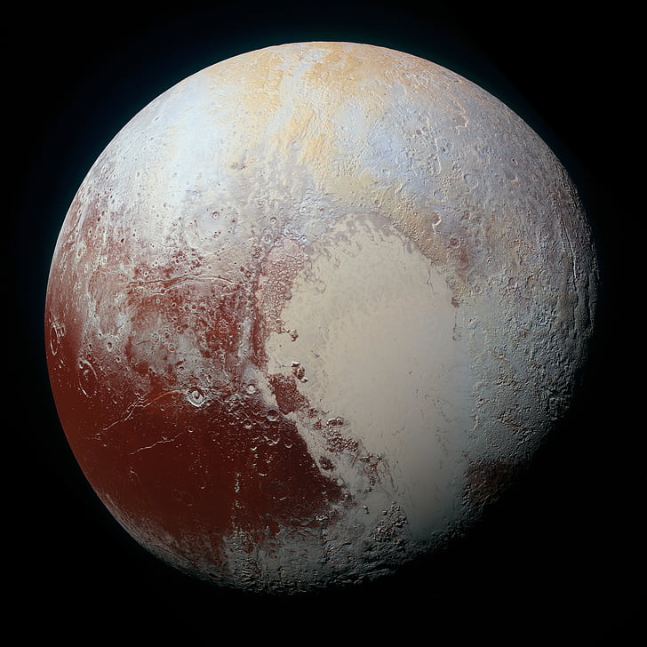 Pluto, trpasličí planety, Kuiperův pás, NASA, Nové horizonty sonda, LED, Rock